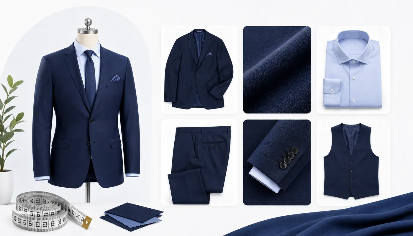 Groot herenkostuum met passend colbert en pantalon